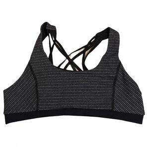 VMMA Fitness Sports Bra Black cross back size S/M